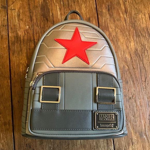NWT Winter Solider Loungefly Mini Backpack - Picture 1 of 2